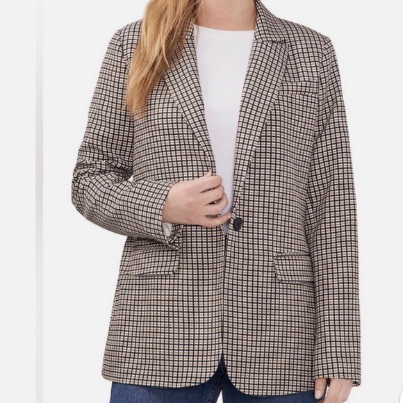 Vince Camuto Jackets & Blazers - Vince Camuto Black and White Checkered Blazer